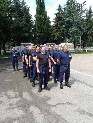 Бъдещи полицаи с поредно занятие с практическа насоченост в Центъра за специализация и професионална подготовка в Пазарджик при АМВР