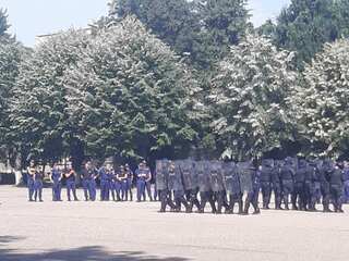 Бъдещи полицаи с поредно занятие с практическа насоченост в Центъра за специализация и професионална подготовка в Пазарджик при АМВР