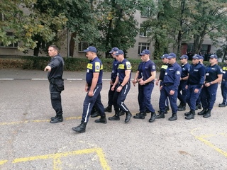 Специализирано практическо занятие се проведе днес в Центъра за специализация и професионална подготовка при Академията на МВР в Пазарджик
