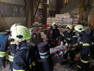 Пожаро-тактическо учение с участието на всички съставни единици от Единната спасителна система