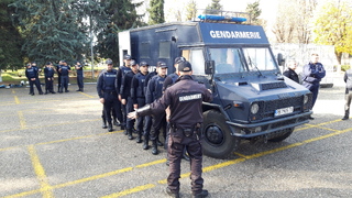 Практическо заняние се проведе днес в Центъра за специализация и професионална подготовка в Пазарджик при Академията на МВР
