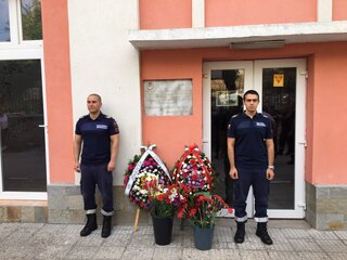 С възпоменателна церемония бе отбелязана 19-годишнината от смъртта на пожарникар