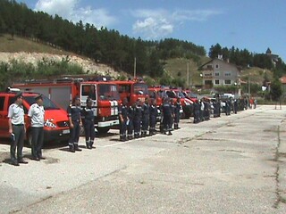Широкомащабно учение за реагиране при възникване на горски пожар се проведе днес на територията на Велинград