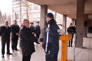 Стажанти положиха тържествена клетва в Центъра за специализация и професионална подготовка в Пазарджик при Академията на МВР