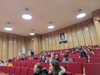 Лекционен курс с учениците от 12 клас в Плевен по Националната превантивна програма „Предпазване на младите хора от престъпления” за учебната 2024/2025 година