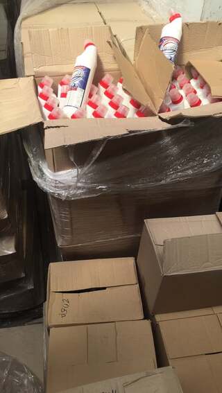 Нелегални почистващи препарати и козметични продукти са иззети при акция на служители от пловдивския отдел „Икономическа полиция“