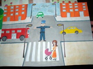 Рисунки на участници в Детско полицейско управление отпътуваха за изложба в София