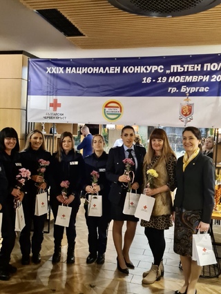 Женският отбор на ОДМВР-Русе спечелиха второто място в националното състезание „Пътен полицай на годината 2023“.