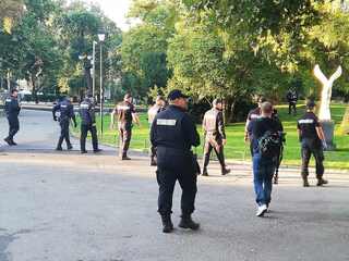 Екипи на СДВР предприемат мерки за опазване на реда в столицата по време на протеста днес