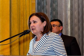 Министър Румяна Бъчварова към служителите на столичната дирекция на МВР: Ценя вашата работа и държа много на вас