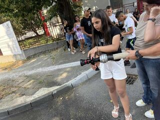 Открит урок в пожарната