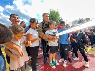 Учебна евакуация в СУ "Трайко Симеонов" в Шумен