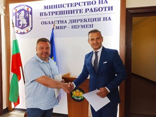 Служители на ОДМВР- Шумен с награди за професионалния празник на полицията