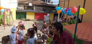 Урок по безопасност на пътя в ДГ "Звънче"- Шумен