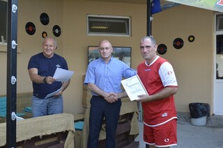 Служители на областната дирекция се включиха в различни спортни надпревари за празника на полицията