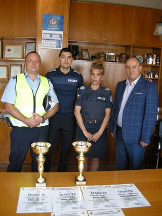 Победа Карарадева е абсолютен победител в стрелбата на конкурса „Пътен полицай на годината” 2019