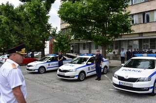 Полицейските патрули в Сливен, Нова Загора и Твърдица с нови автомобили