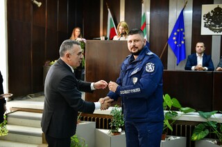 ОДМВР-Сливен почете тържествено празника на града - Димитровден 