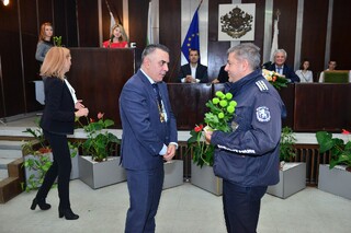 Полицаи и пожарникари с награди  за празника на Сливен  