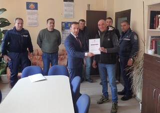 Жител на Самоков бе удостоен с почетна грамота за гражданска заслуга