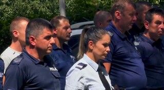 Почит към паметта на загиналите колеги от ОДМВР-Бургас