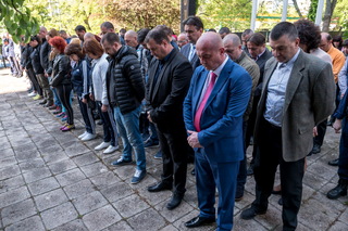 Гл. комисар Ивайло Иванов: Саможертвата на загиналите при изпълнение на служебния си дълг полицаи е стимул да работим така, че да бъдем сигурен гарант за гражданите