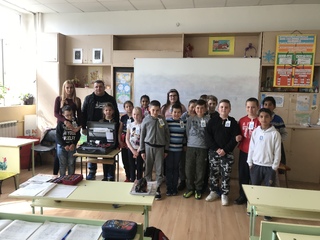 Практическо занятие с членовете на Детското полицейско управление в Ихтиман
