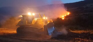 Пожарът в с. Димитриево бе загасен в рамките на часове благодарение на професионалните действия на огнеборците