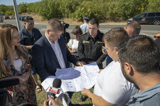 Днес започна изграждане на временно кръгово кръстовище на разклона за кв. „Зора“ в Стара Загора