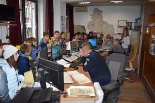 Четвъртокласници от ОУ „Св. Св. Патриарх Евтимий“ гостуваха в ОДМВР – В. Търново