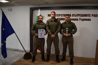 Отборът на ОДМВР – В. Търново на трето място в Републикански турнир по стрелба с пистолет за служители на МВР