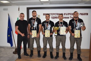 Отборът на ОДМВР – Велико Търново се класира на второ място в Първи открит тактически турнир за служители на МВР