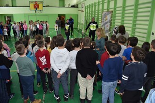 Беседи по пътна безопасност изнесоха служители на Пътна полиция пред ученици от ОУ „Св. Патриарх Евтимий“