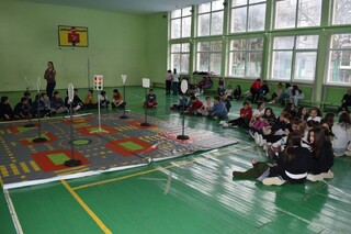 Беседи по пътна безопасност изнесоха служители на Пътна полиция пред ученици от ОУ „Св. Патриарх Евтимий“