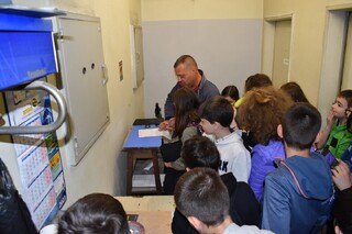 Ученици гостуваха в Областната дирекция на МВР