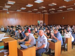 Полицейски служители участваха в септемврийското съвещание на Регионален инспекторат по образование за учебната 2016 – 2017 г. 