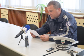 Актуална информация за обстановката по безопасност на движението в региона, представи на брифинг началникът на сектор „Пътна полиция“ – Видин