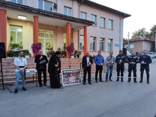 Видинските огнеборци получиха плакети от кмета и жителите на с. Гюргич