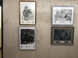 Рисунките на видинчанките Виктория и Паола участват в благотворителна изложба