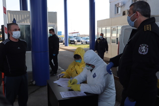 Директорът на ГД „Гранична полиция“ инспектира ГКПП - Дунав Мост-2 при Видин – Калафат