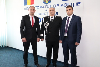 Директорът на  ОДМВР-Видин поздрави  румънските полицаи в  Крайова по случай професионалния празник