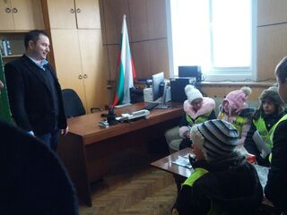 Ден на отворените врати в РУ-Кула за доброволците от детското полицейско управление в града