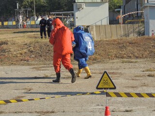 Готовност за съвместни действия и висок професионализъм показаха днес във Видин български и румънски екипи, участвали в двустранното учение "Тракия 2018"