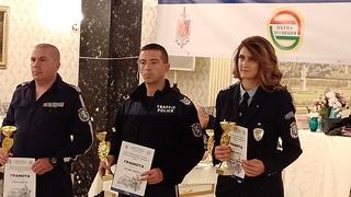 Добро представяне на ямболските автоконтрольори на Националния конкурс „Пътен полицай на годината“