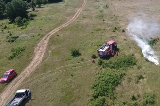 Пожаро-тактическо учение се проведе днес в землището на село Горска поляна