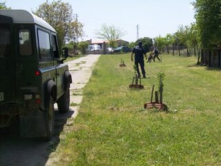 Детско полицейско управление при ОУ „Л.Каравелов” - Ямбол проведе занятие в Питомника за обучение на служебни кучета при ОДМВР 