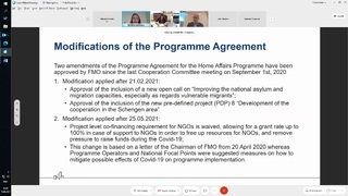Седмо заседание на Комитета за сътрудничество по програма „Вътрешни работи“ – 10 юни 2021 г.