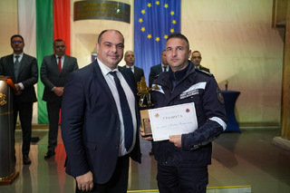 Церемония по награждаване в Националния конкурс „Пожарникар на годината“ за 2024 г.