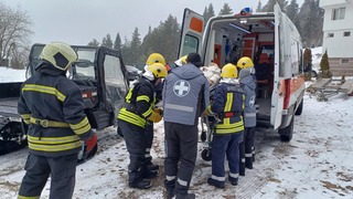 Спасяване на хора в усложнена метеорологична обстановка в Осоговската планина