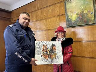 Благадарност към полицията